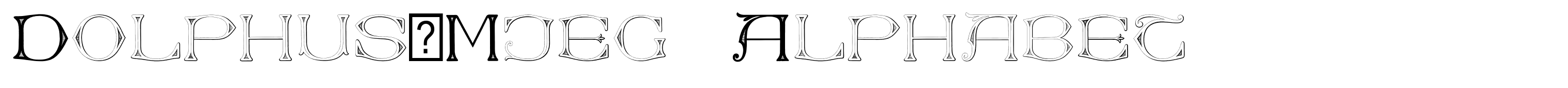 Dolphus-Mieg Alphabet